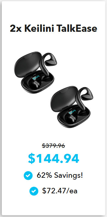 Keilini TalkEase Translator Earbuds 11