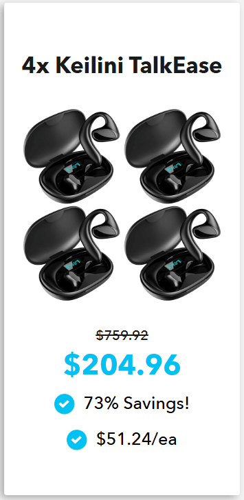 Keilini TalkEase Translator Earbuds 12